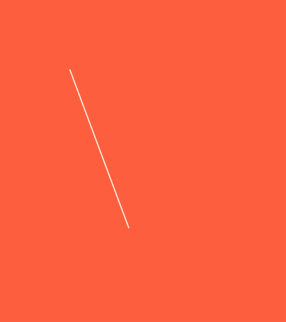 Orange background with Lewis Latimer house icon animation.